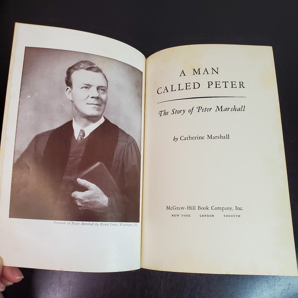 A Man Called Peter: The Story of Peter Marshall by Marshall, Catherine 1951 HC - Picture 4 of 16